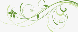 绿色生机活力主题边框朵花花纹高清图片