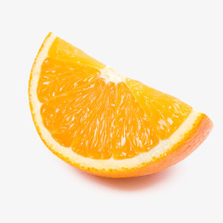橙色高清背景一瓣新鲜橙子高清图片
