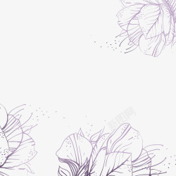 梵高素描稿梦幻花朵高清图片