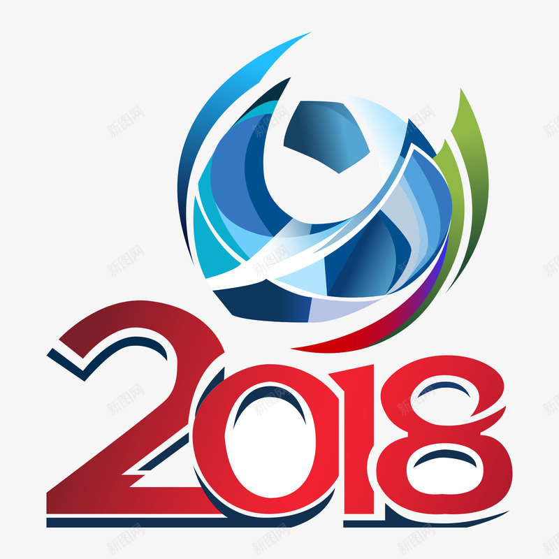 2018年俄罗斯世界杯会徽图标png_新图网 https://ixintu.com 2018年世界杯logo 世界杯会徽 俄罗斯 国联足联 图标 足球比赛