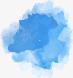 2021水彩蓝色水墨喷溅图矢量图高清图片