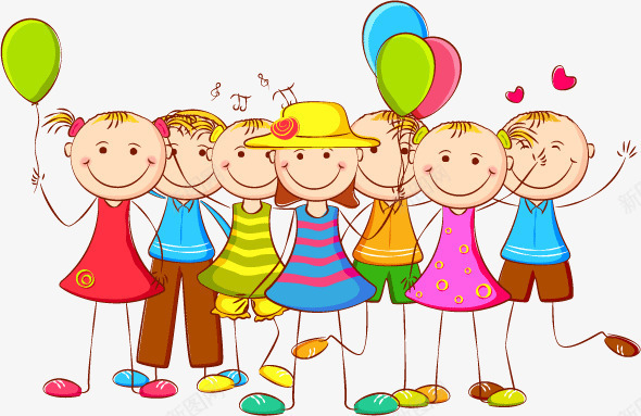 六一儿童节人群png免抠素材_新图网 https://ixintu.com 61 人物 儿童节 六一 卡通 可爱的 节日