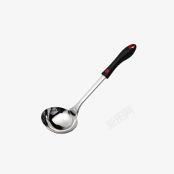 不锈钢饭勺国风304不锈钢厨房烹饪工具高清图片