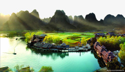 旅游桂林广西桂林山水高清图片