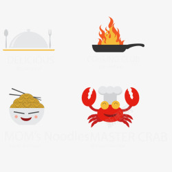 海鲜蒸锅餐厅标志矢量图高清图片