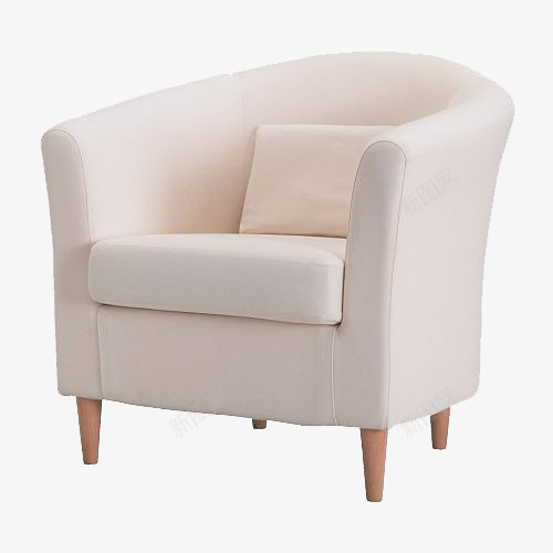 白色单人沙发png免抠素材_新图网 https://ixintu.com 产品实物 创意沙发 单人沙发 家具 家具沙发 沙发 白色 舒适沙发
