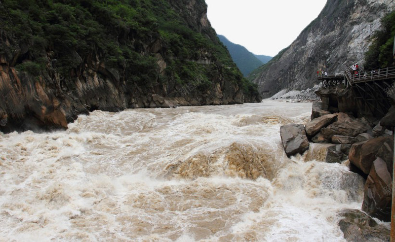 云南玉龙虎跳峡风景二矢量图eps免抠素材_新图网 https://ixintu.com 云南 旅游 美景 自然 风光 矢量图