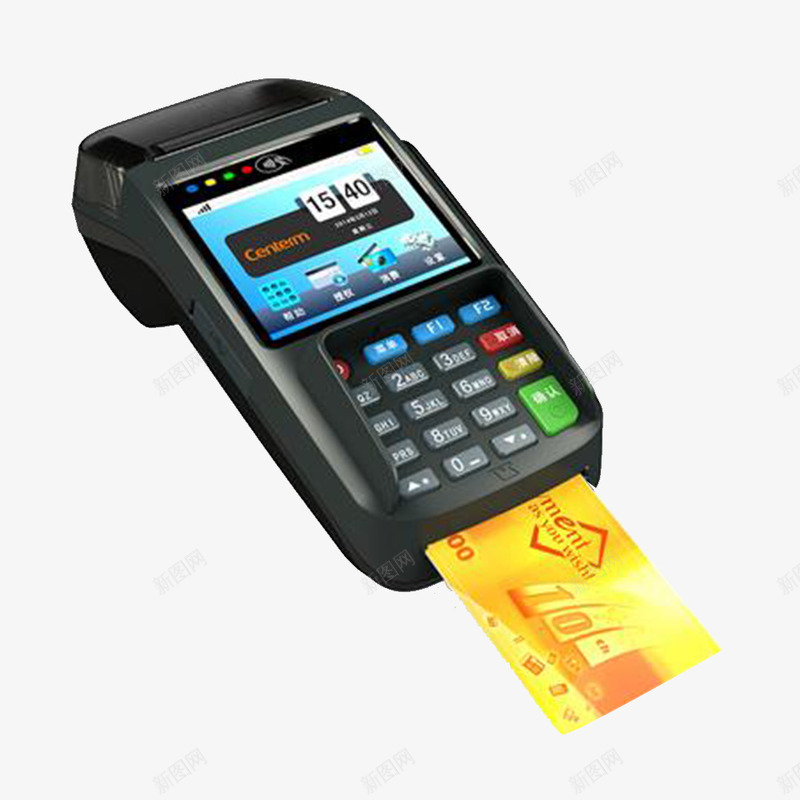 线下刷卡机png免抠素材_新图网 https://ixintu.com 刷卡 线下支付 超市买东西 面对面交易