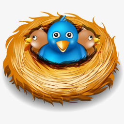 Twitter巢图标png_新图网 https://ixintu.com logo nest social twitter 巢 推特 标志 社会