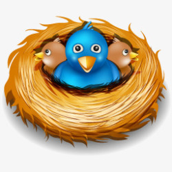 nestTwitter巢图标高清图片