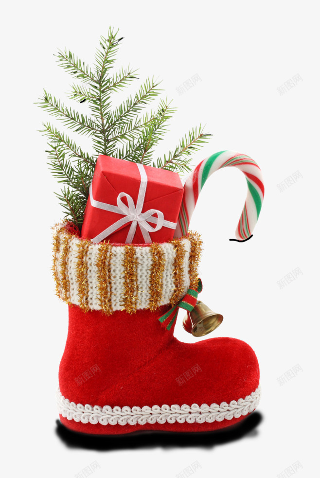 圣诞季圣诞袜礼盒装修png免抠素材_新图网 https://ixintu.com 圣诞 礼盒 素材 装修