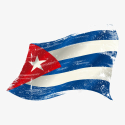 古巴国旗矢量图素材