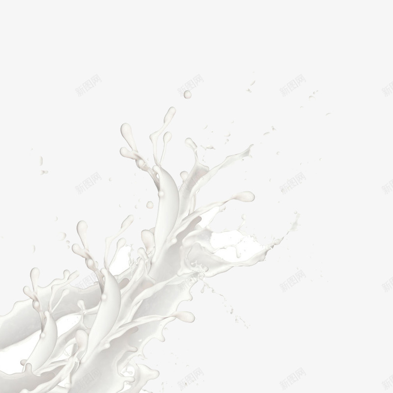 喷溅的牛奶png免抠素材_新图网 https://ixintu.com 喷溅 奶 牛奶