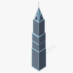高端商业房产卡通商业高楼建设高清图片