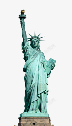 女神免扣元素美国自由女神像高清图片
