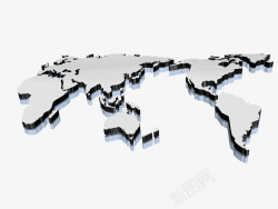 矢量立体世界地图世界地图高清图片