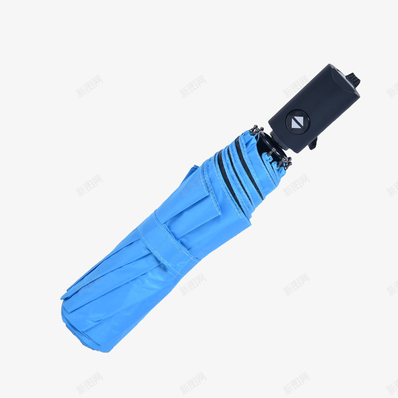 收起来的雨伞png免抠素材_新图网 https://ixintu.com 产品实物图 折叠 自动 蓝色 雨伞