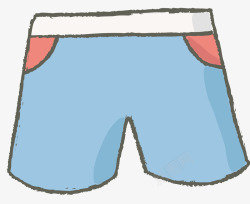 橙色男士泳裤男士泳裤图标高清图片