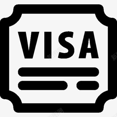 旅游签证Enterance图标图标
