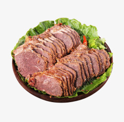 牛肉零食五香酱牛肉高清图片