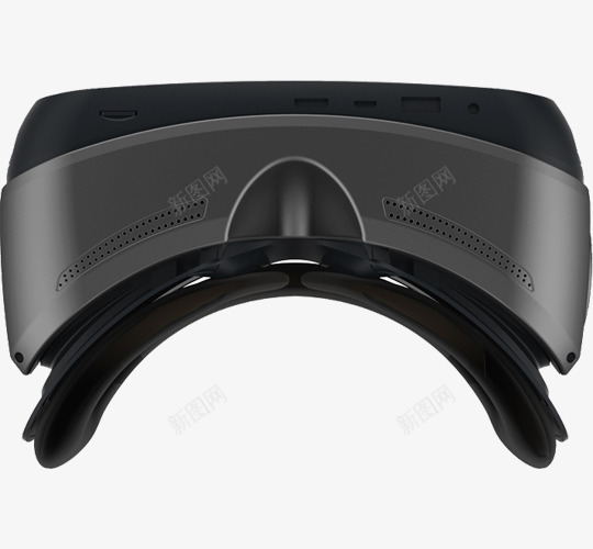 实物灰色vr盒子底部png免抠素材_新图网 https://ixintu.com VR设备 vr头盔 vr游戏 vr盒子 vr眼镜 可穿戴设备 头戴式 灰色 虚拟现实