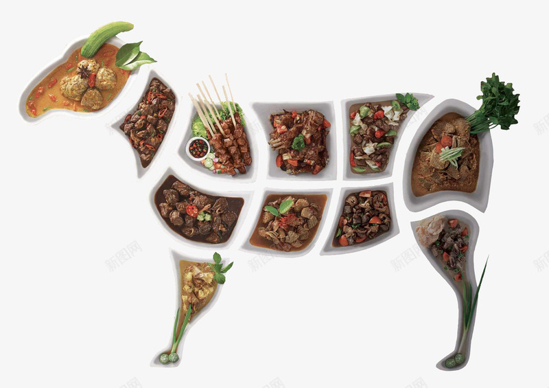 羊肉的做法平面视觉psd免抠素材_新图网 https://ixintu.com 羊 羊肉的平面视觉设计 食物