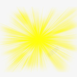 光影线放射的黄色光线高清图片