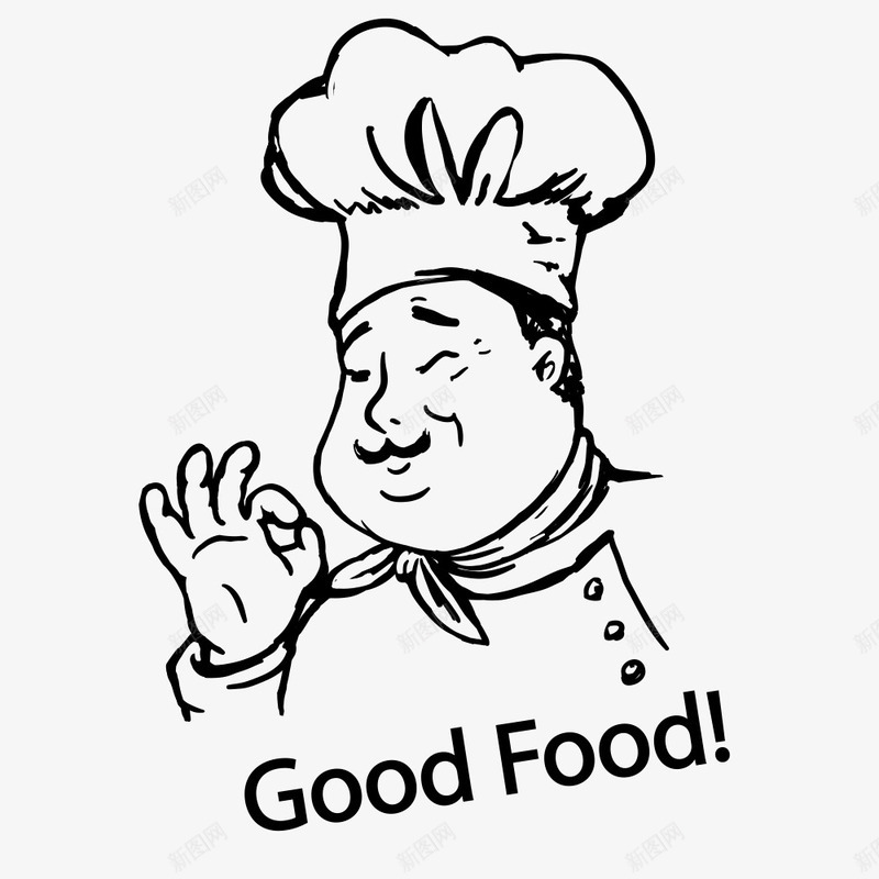 厨师png免抠素材_新图网 https://ixintu.com food good 人物 卡通人物 厨师 大厨 插画 餐饮