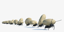 蚂蚁搬树叶一列搬石头的蚂蚁高清图片