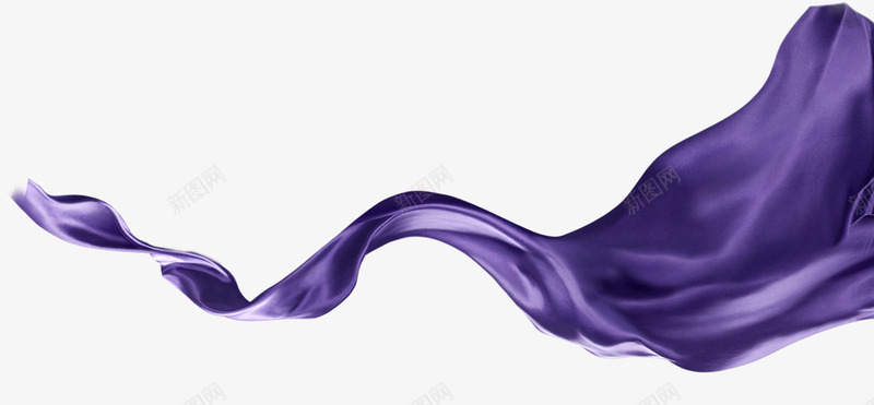 紫色绸缎飘带漂浮png免抠素材_新图网 https://ixintu.com 免抠PNG 漂浮素材 紫色 织带 绸缎 飘带