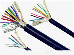 彩色电缆电缆线高清图片