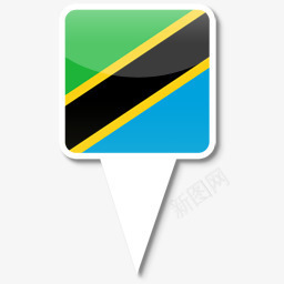 坦桑尼亚国旗为iPhone地图png免抠素材_新图网 https://ixintu.com tanzania 坦桑尼亚