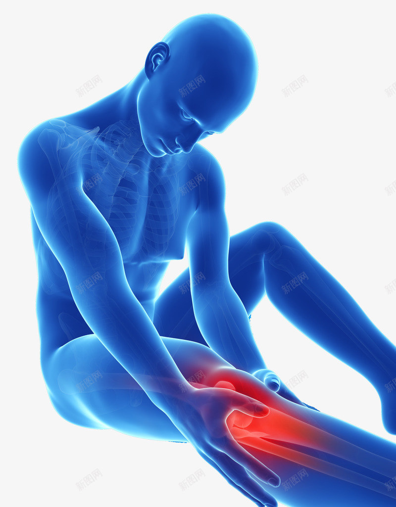 关节膝盖疼痛人物模型png免抠素材_新图网 https://ixintu.com 人物模型 关节 关节膝盖疼痛 生病病痛 疼痛 腿疼 膝盖
