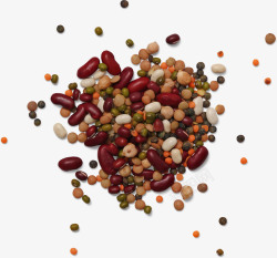 混合杂粮食材产品实物杂粮豆子高清图片