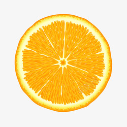 半片柠檬橙子高清图片