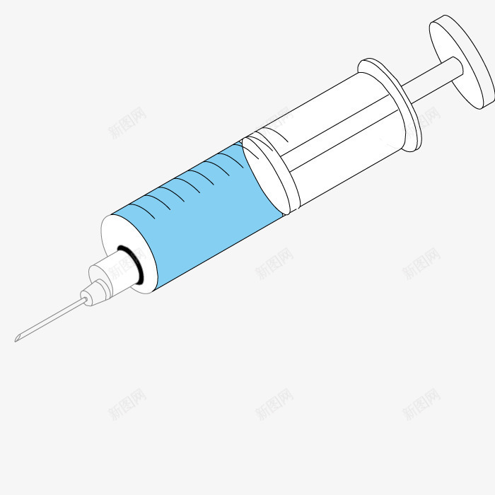模型针管png免抠素材_新图网 https://ixintu.com 医疗 工具 手绘疫苗打针插画 打针 注射器 物品 疫苗打针 针剂