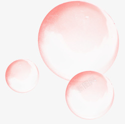 粉色漂浮物粉色泡泡高清图片
