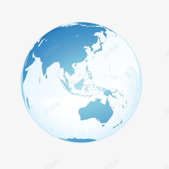 科技感地球png免抠素材_新图网 https://ixintu.com 卡通 地球 地球投影 手绘 投影 时尚 现代 科技 蓝色