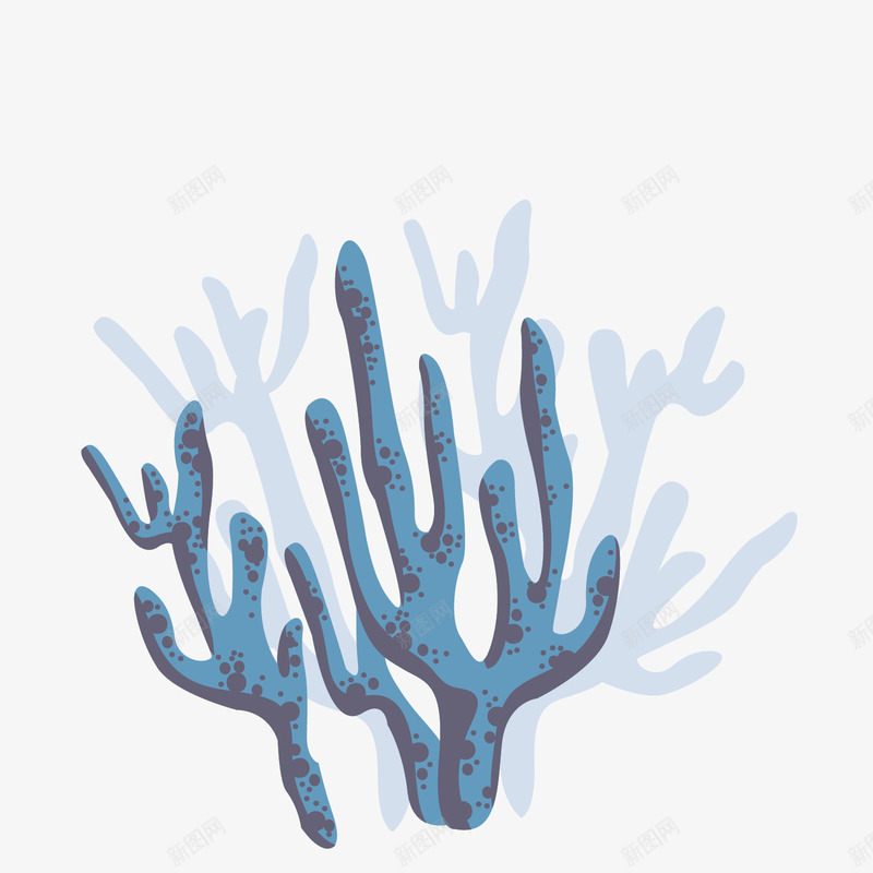 手掌的深海珊瑚礁矢量图eps免抠素材_新图网 https://ixintu.com 中国风 似水墨 手掌 扎堆 海底 海洋植物 珊瑚 矢量图