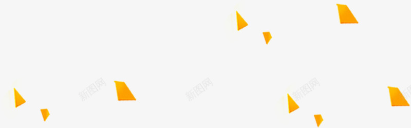 金色纸屑飘落png免抠素材_新图网 https://ixintu.com 唯美 漂浮 纸屑 设计 金色