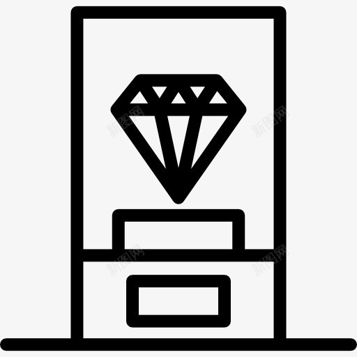钻石图标png_新图网 https://ixintu.com 博物馆 宝石 珠宝 艺术与设计 豪华 钻石 魅力