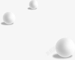 梦幻圆球白色梦幻圆球雪球高清图片