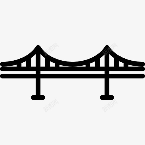 文森特托马斯桥图标png_新图网 https://ixintu.com Vincent托马斯 建筑 桥梁 洛杉矶的地标性建筑 纪念碑 美国
