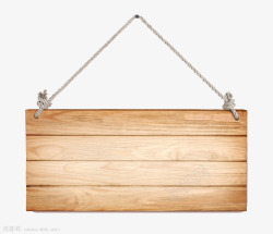 木指示板悬挂木质装饰吊板高清图片