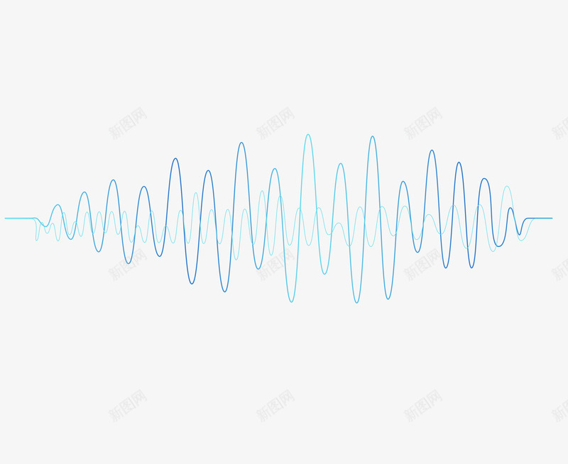 浅蓝色声波曲线png免抠素材_新图网 https://ixintu.com PNG图片 声波 声波曲线 声波纹 声音 曲线 浅蓝色 矢量素材 音频