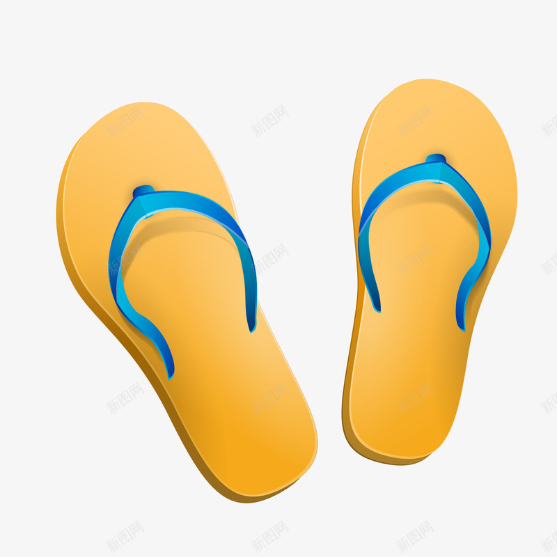 海边沙滩家用拖鞋png免抠素材_新图网 https://ixintu.com 居家用品 拖鞋 海边 鞋