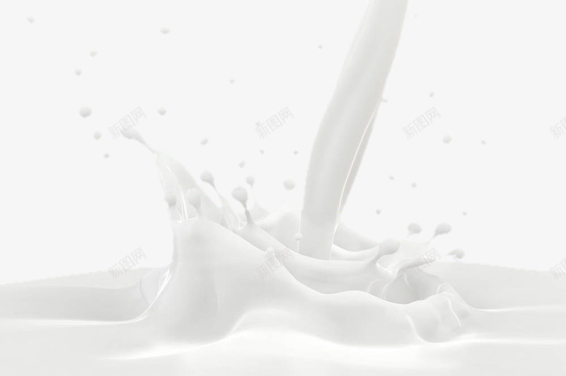 倒酸奶png免抠素材_新图网 https://ixintu.com 手绘酸奶 牛奶 白色 营养 饮料