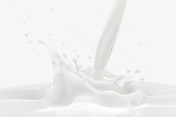白色酸奶瓶倒酸奶高清图片