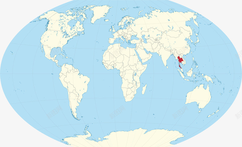 泰国位置png免抠素材_新图网 https://ixintu.com PNG图片 世界地图 免抠素材 地图 泰国位置
