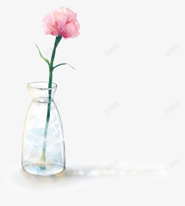 花瓶png免抠素材_新图网 https://ixintu.com 水瓶 玻璃瓶 花卉 花朵 阳光